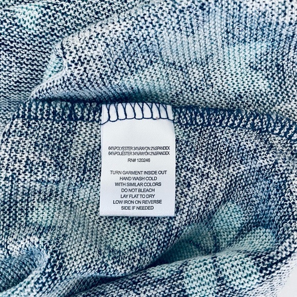 Wallflower Blue Floral Long Sleeve Tee - Picture 8 of 9